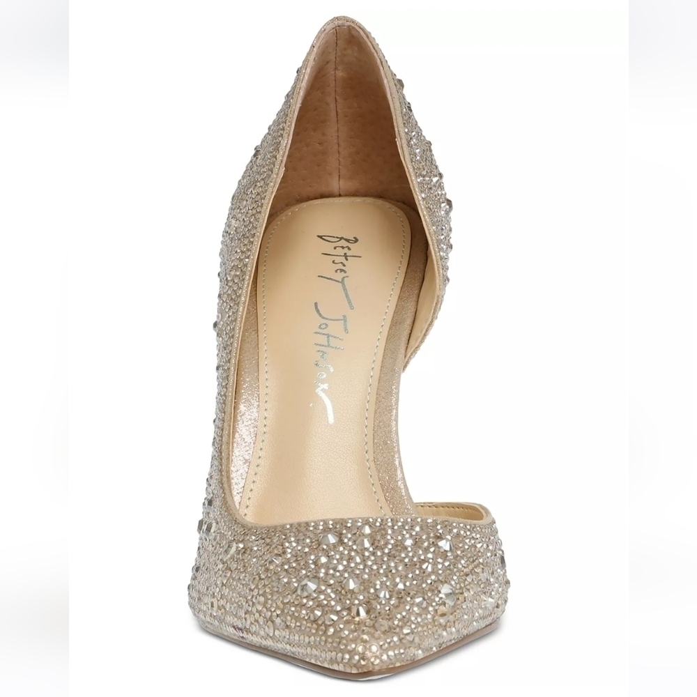 Nowt Betsey Johnson Women's Hazil Dress Pumps in Dusty Gold Size 6 - Picture 3 of 8